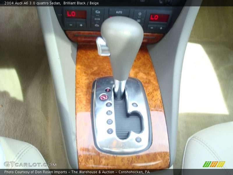 Brilliant Black / Beige 2004 Audi A6 3.0 quattro Sedan