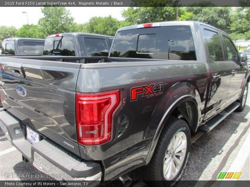 Magnetic Metallic / Black 2015 Ford F150 Lariat SuperCrew 4x4