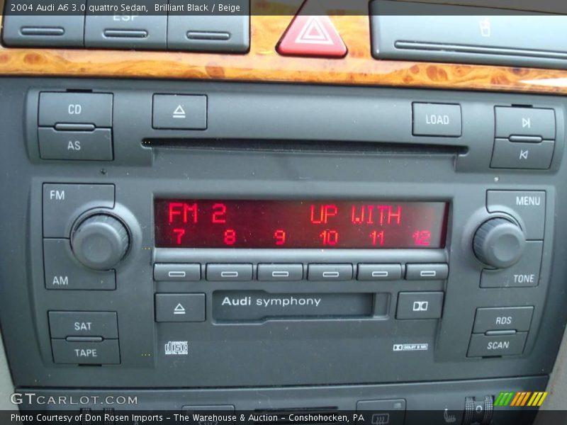 Brilliant Black / Beige 2004 Audi A6 3.0 quattro Sedan
