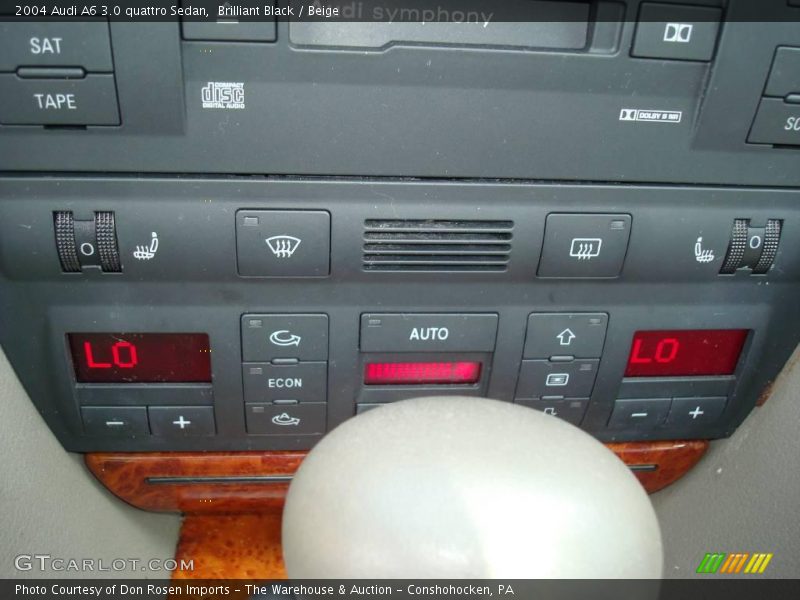 Brilliant Black / Beige 2004 Audi A6 3.0 quattro Sedan