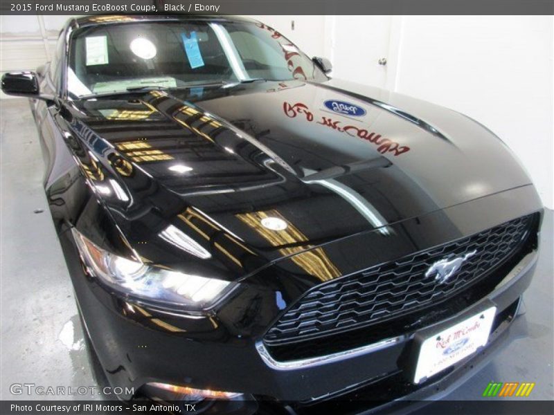 Black / Ebony 2015 Ford Mustang EcoBoost Coupe