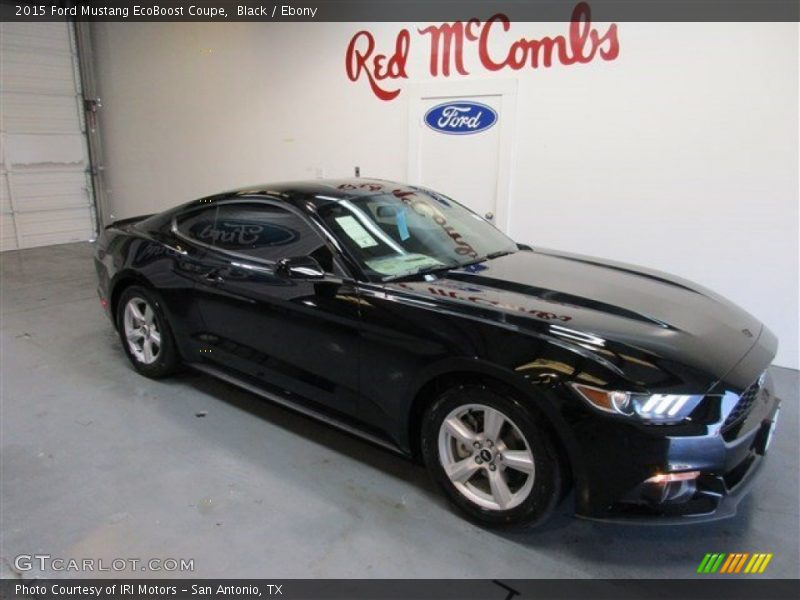 Black / Ebony 2015 Ford Mustang EcoBoost Coupe