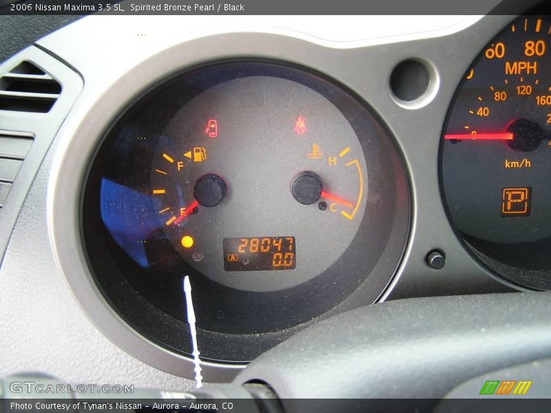 Spirited Bronze Pearl / Black 2006 Nissan Maxima 3.5 SL