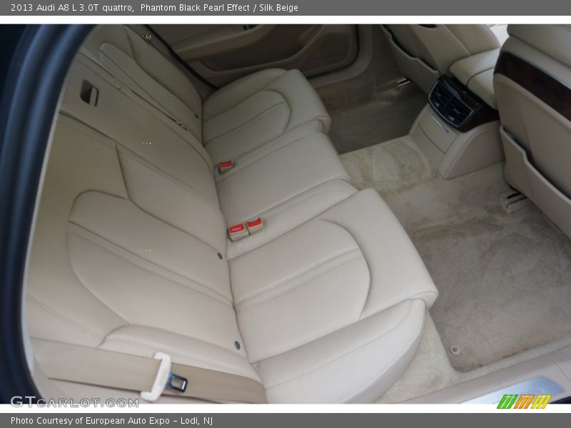 Phantom Black Pearl Effect / Silk Beige 2013 Audi A8 L 3.0T quattro