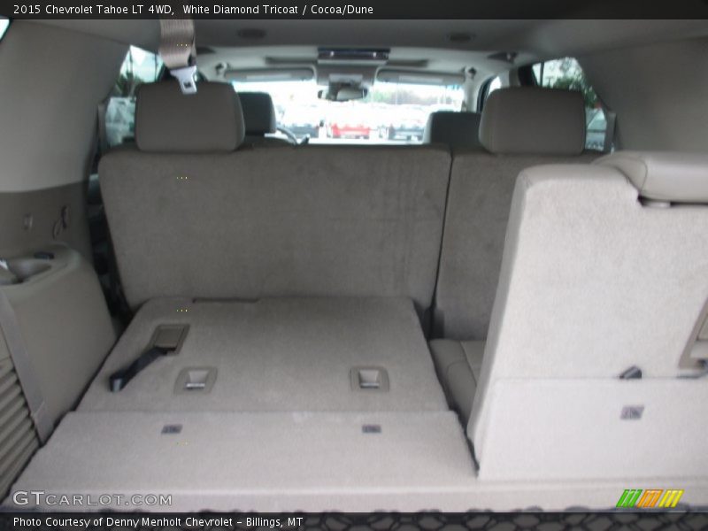 White Diamond Tricoat / Cocoa/Dune 2015 Chevrolet Tahoe LT 4WD