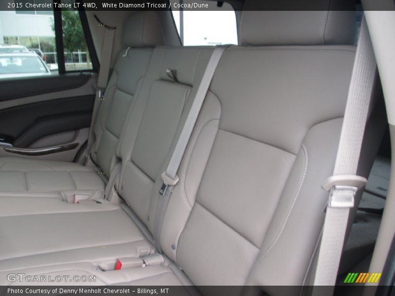 White Diamond Tricoat / Cocoa/Dune 2015 Chevrolet Tahoe LT 4WD