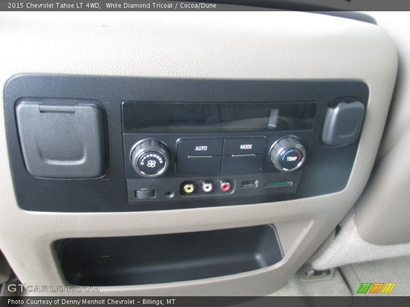 White Diamond Tricoat / Cocoa/Dune 2015 Chevrolet Tahoe LT 4WD