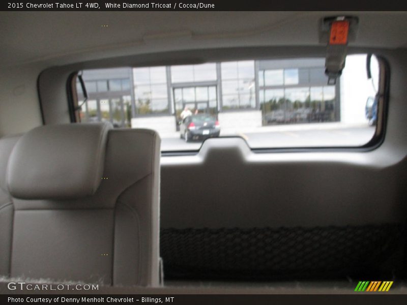 White Diamond Tricoat / Cocoa/Dune 2015 Chevrolet Tahoe LT 4WD
