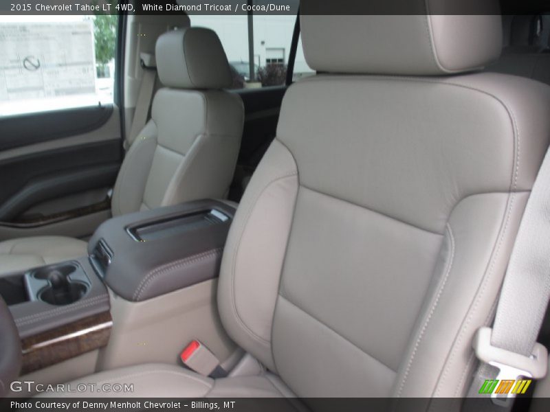 White Diamond Tricoat / Cocoa/Dune 2015 Chevrolet Tahoe LT 4WD