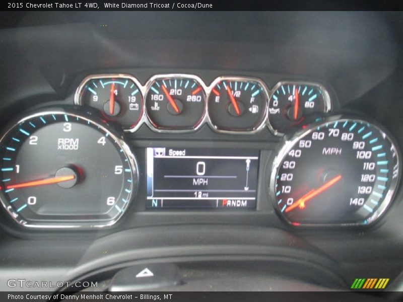 White Diamond Tricoat / Cocoa/Dune 2015 Chevrolet Tahoe LT 4WD