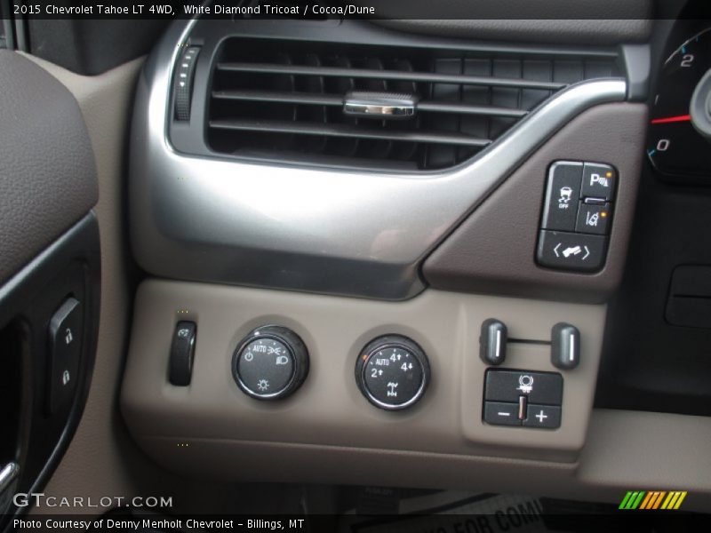 White Diamond Tricoat / Cocoa/Dune 2015 Chevrolet Tahoe LT 4WD