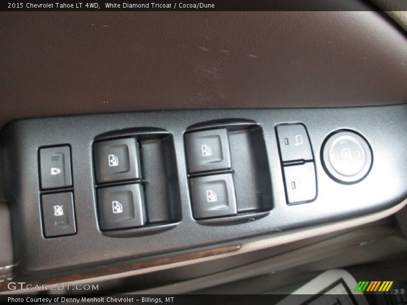 White Diamond Tricoat / Cocoa/Dune 2015 Chevrolet Tahoe LT 4WD