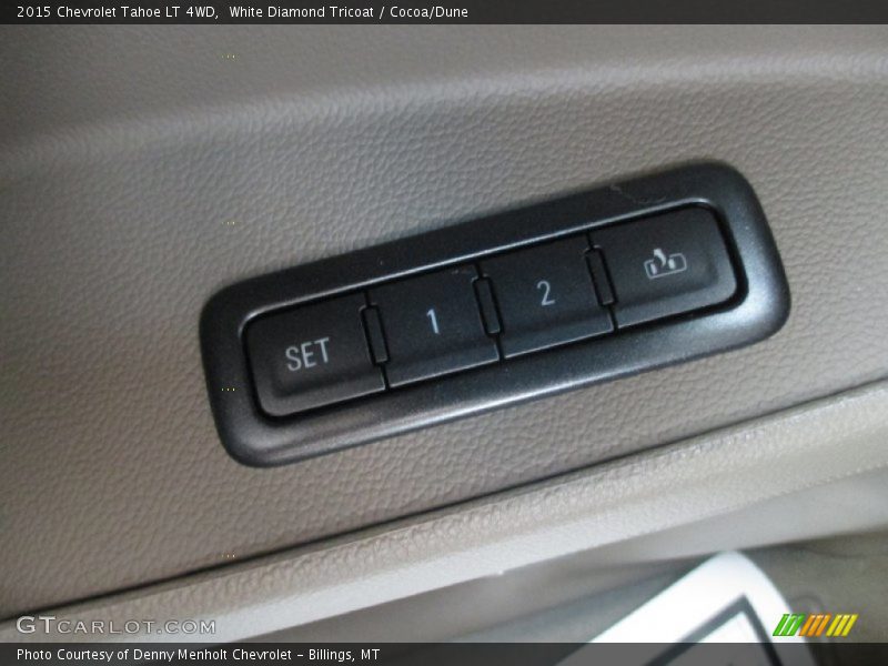 White Diamond Tricoat / Cocoa/Dune 2015 Chevrolet Tahoe LT 4WD