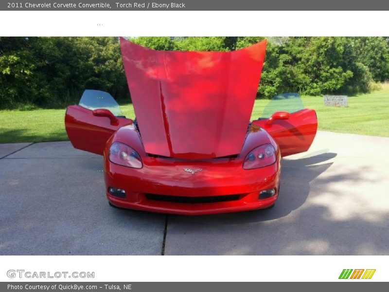 Torch Red / Ebony Black 2011 Chevrolet Corvette Convertible