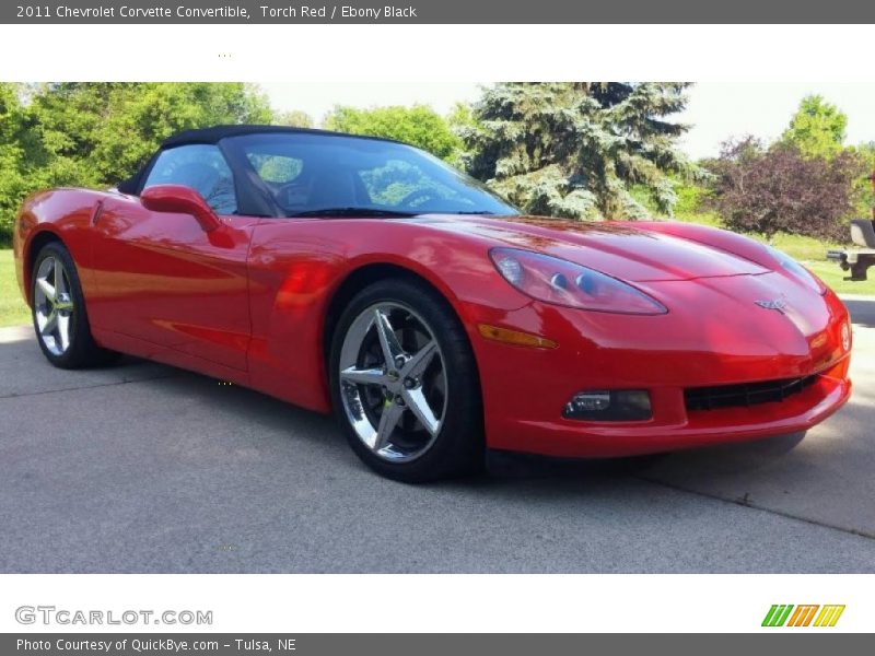 Torch Red / Ebony Black 2011 Chevrolet Corvette Convertible