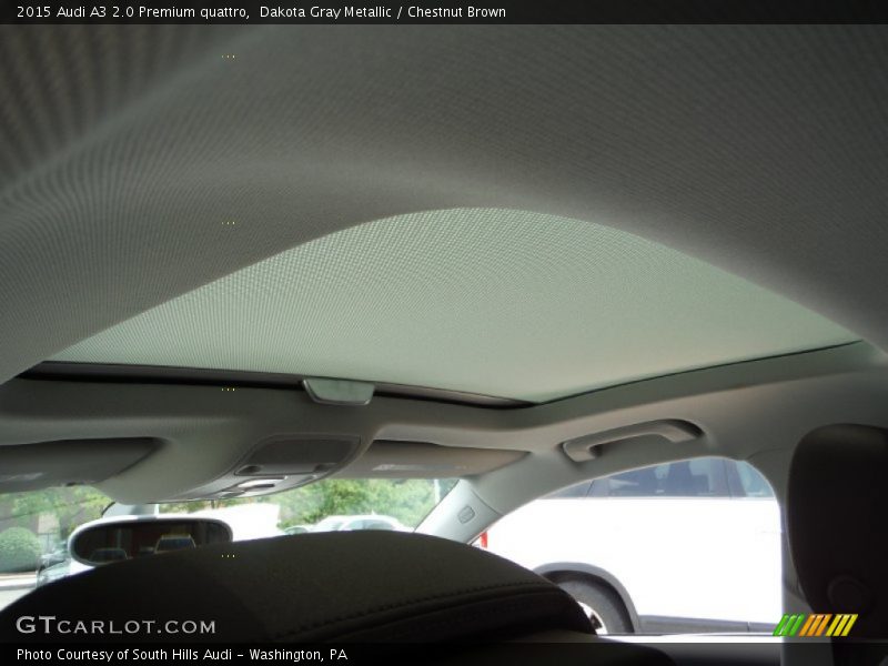 Dakota Gray Metallic / Chestnut Brown 2015 Audi A3 2.0 Premium quattro