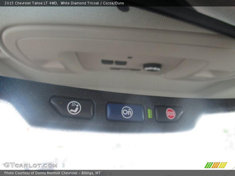 White Diamond Tricoat / Cocoa/Dune 2015 Chevrolet Tahoe LT 4WD