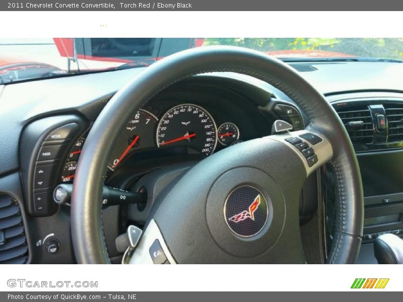 Torch Red / Ebony Black 2011 Chevrolet Corvette Convertible