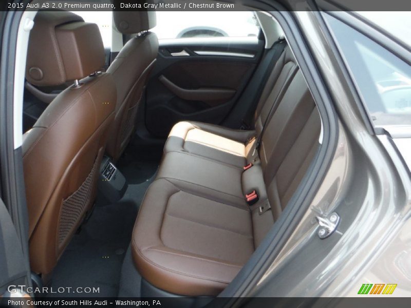 Rear Seat of 2015 A3 2.0 Premium quattro
