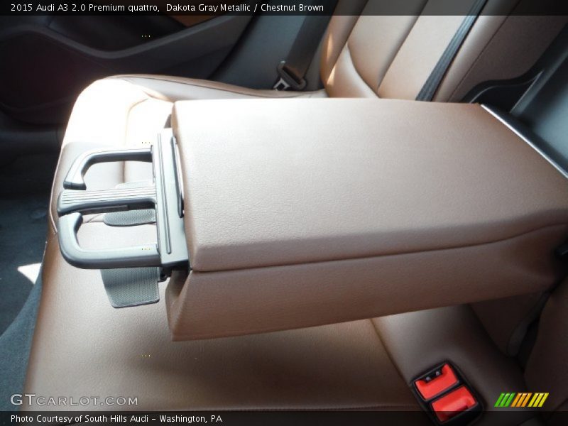Dakota Gray Metallic / Chestnut Brown 2015 Audi A3 2.0 Premium quattro
