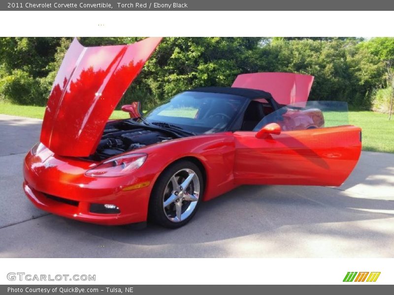 Torch Red / Ebony Black 2011 Chevrolet Corvette Convertible