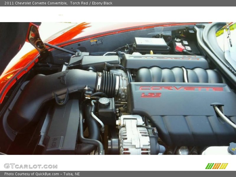 Torch Red / Ebony Black 2011 Chevrolet Corvette Convertible