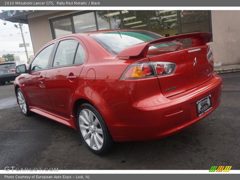 Rally Red Metallic / Black 2010 Mitsubishi Lancer GTS