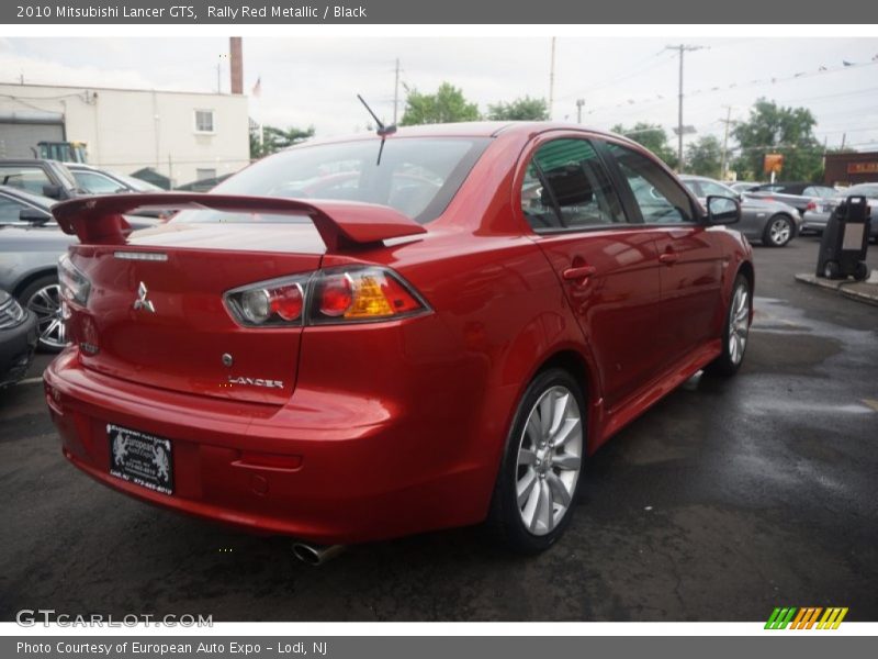 Rally Red Metallic / Black 2010 Mitsubishi Lancer GTS