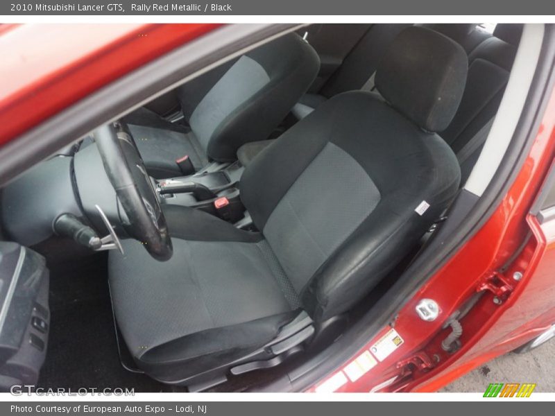 Rally Red Metallic / Black 2010 Mitsubishi Lancer GTS