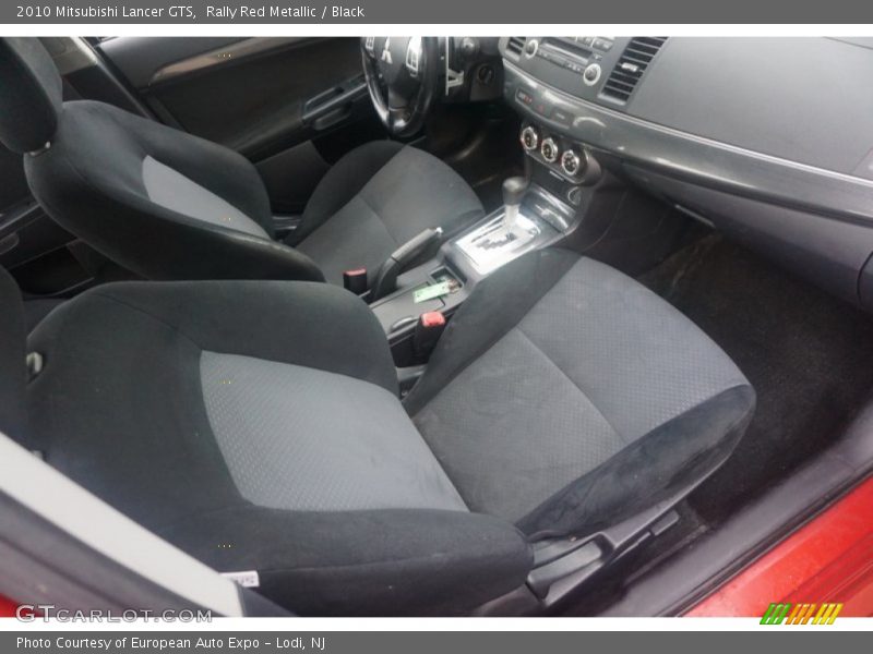 Rally Red Metallic / Black 2010 Mitsubishi Lancer GTS