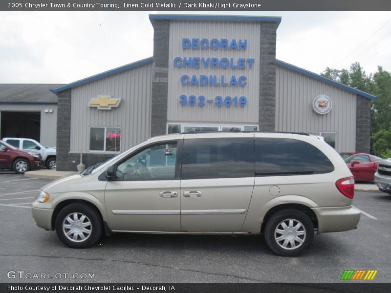 Linen Gold Metallic / Dark Khaki/Light Graystone 2005 Chrysler Town & Country Touring