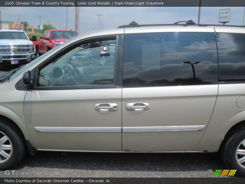 Linen Gold Metallic / Dark Khaki/Light Graystone 2005 Chrysler Town & Country Touring