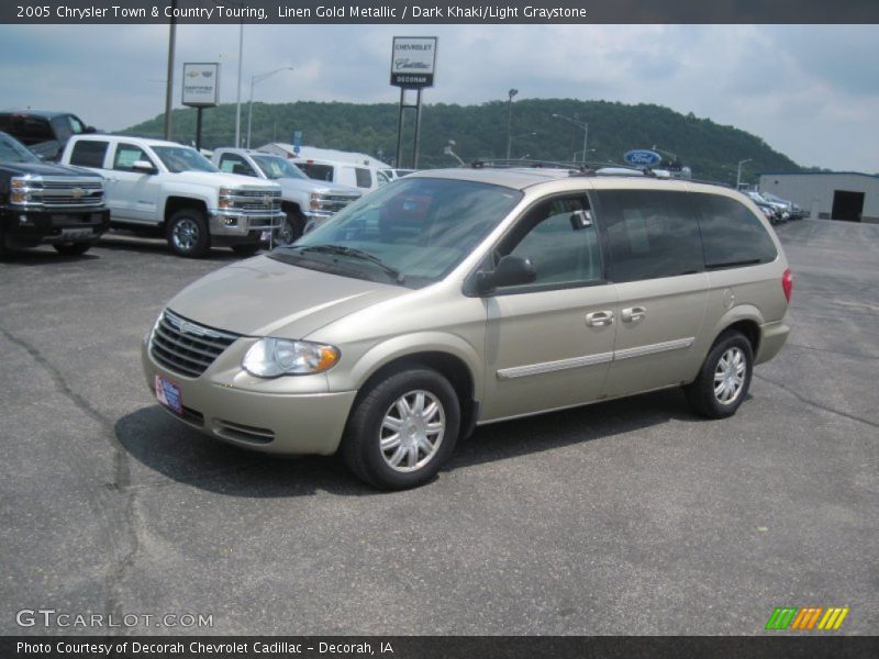 Linen Gold Metallic / Dark Khaki/Light Graystone 2005 Chrysler Town & Country Touring