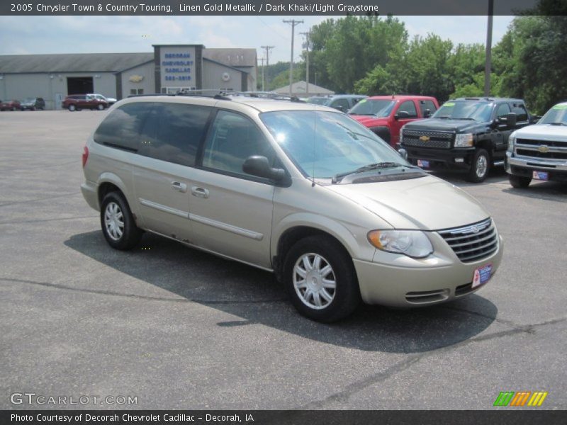 Linen Gold Metallic / Dark Khaki/Light Graystone 2005 Chrysler Town & Country Touring
