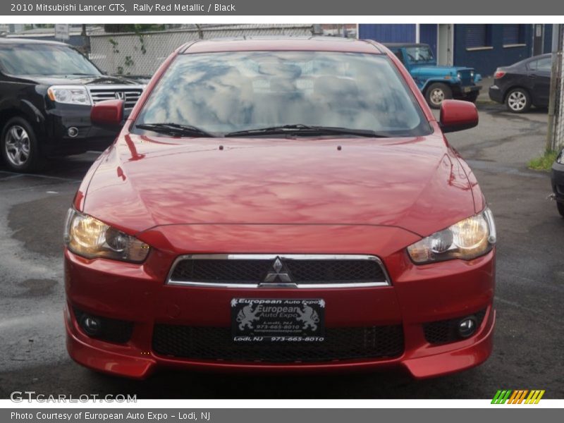 Rally Red Metallic / Black 2010 Mitsubishi Lancer GTS