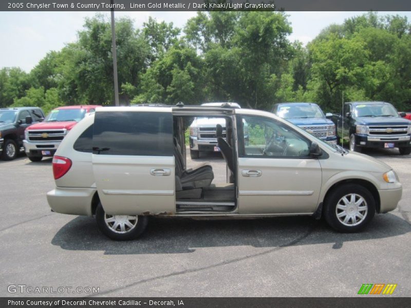 Linen Gold Metallic / Dark Khaki/Light Graystone 2005 Chrysler Town & Country Touring