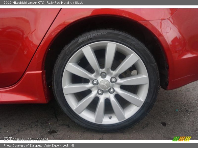 Rally Red Metallic / Black 2010 Mitsubishi Lancer GTS