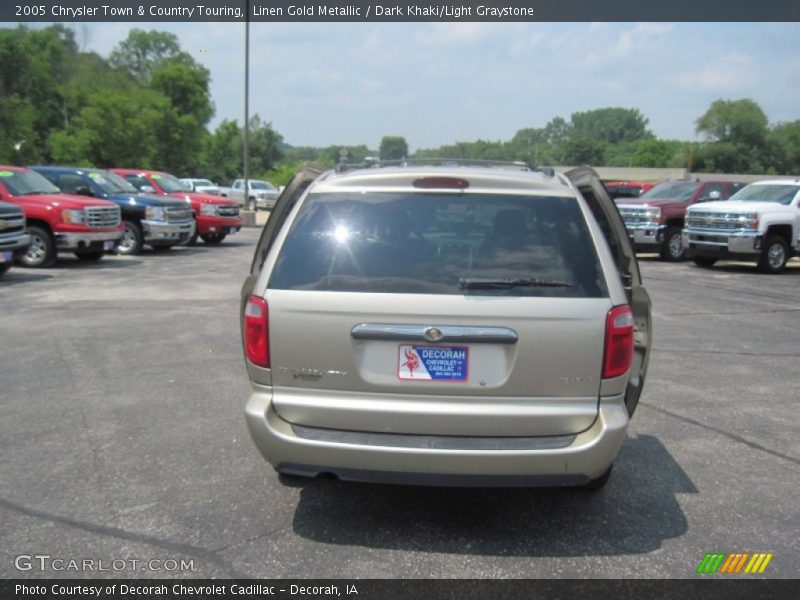 Linen Gold Metallic / Dark Khaki/Light Graystone 2005 Chrysler Town & Country Touring