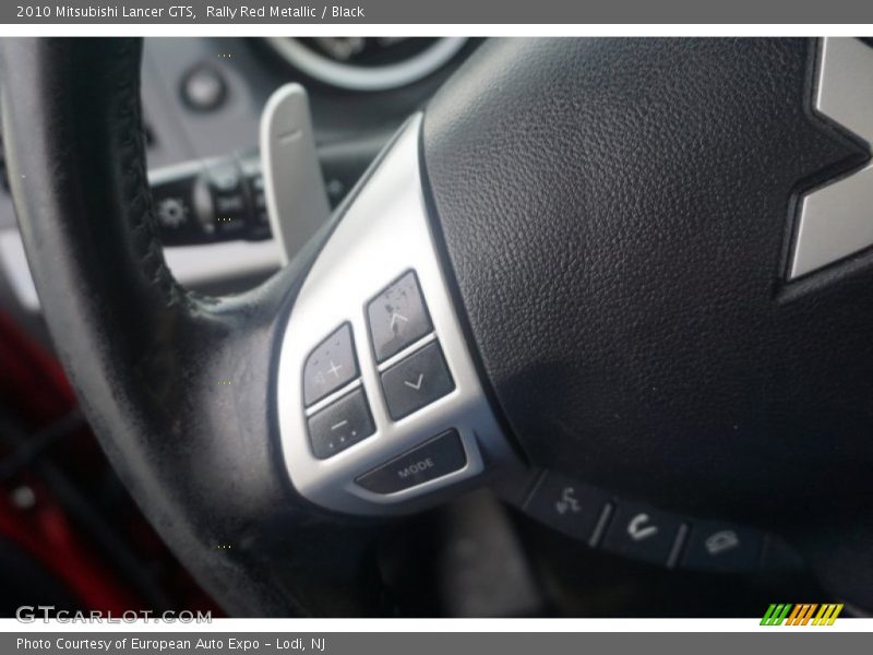 Rally Red Metallic / Black 2010 Mitsubishi Lancer GTS