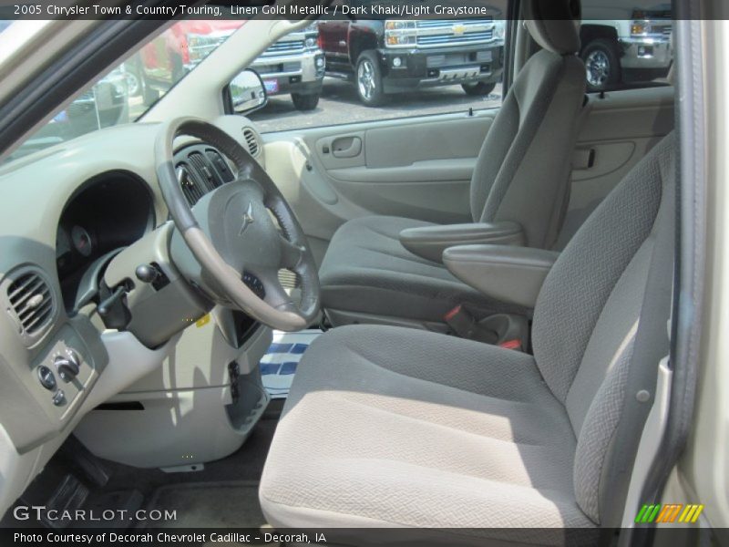Linen Gold Metallic / Dark Khaki/Light Graystone 2005 Chrysler Town & Country Touring