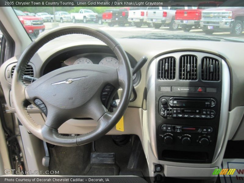 Linen Gold Metallic / Dark Khaki/Light Graystone 2005 Chrysler Town & Country Touring