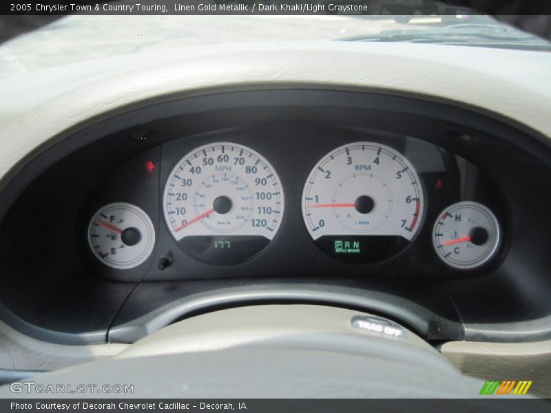 Linen Gold Metallic / Dark Khaki/Light Graystone 2005 Chrysler Town & Country Touring