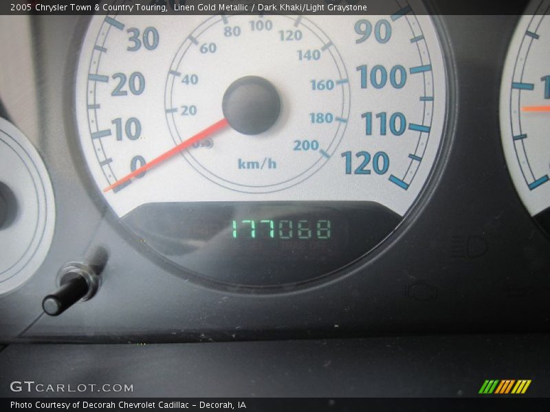Linen Gold Metallic / Dark Khaki/Light Graystone 2005 Chrysler Town & Country Touring