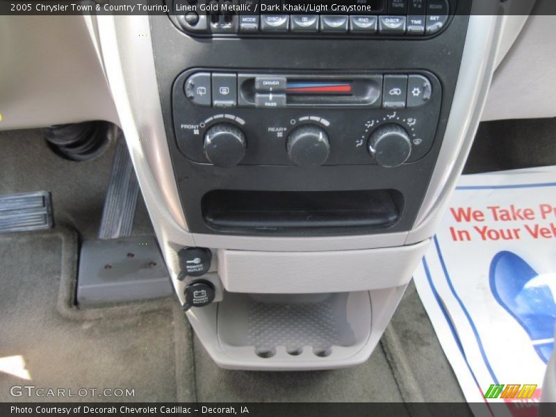 Linen Gold Metallic / Dark Khaki/Light Graystone 2005 Chrysler Town & Country Touring