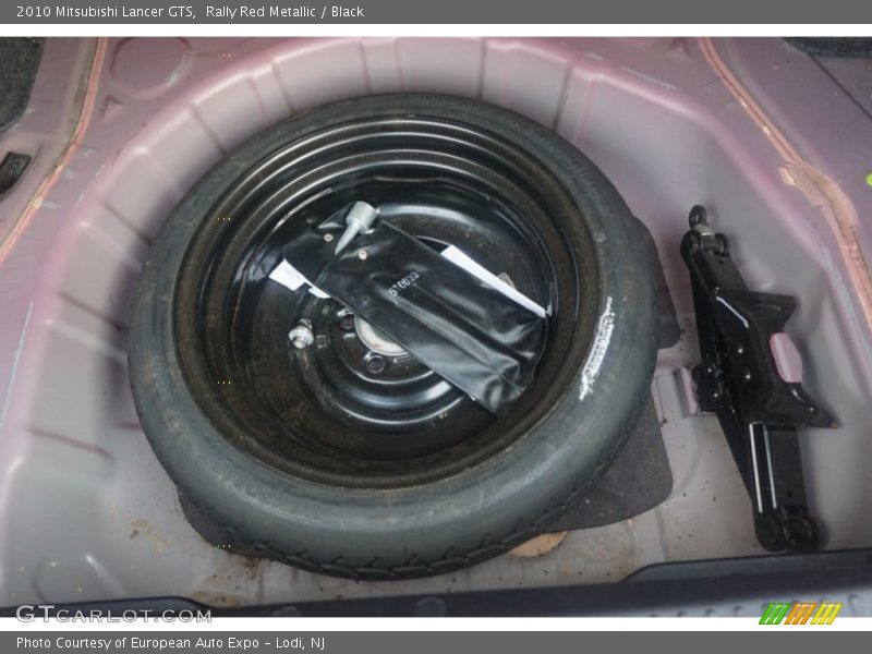 Rally Red Metallic / Black 2010 Mitsubishi Lancer GTS