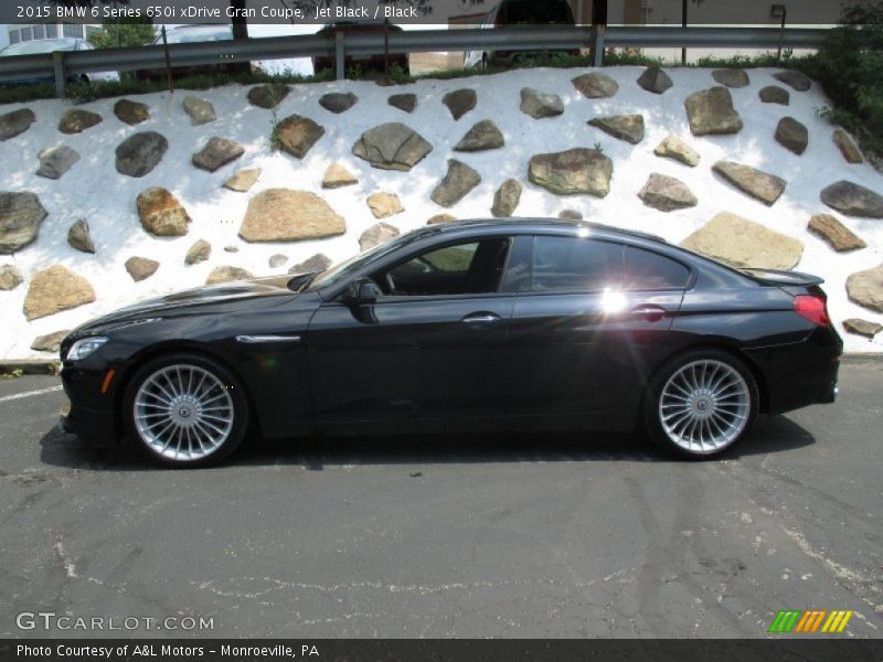 Jet Black / Black 2015 BMW 6 Series 650i xDrive Gran Coupe
