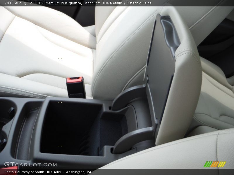 Moonlight Blue Metallic / Pistachio Beige 2015 Audi Q5 2.0 TFSI Premium Plus quattro