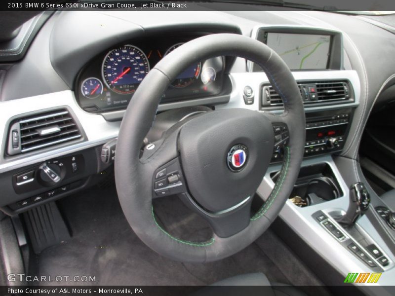 Jet Black / Black 2015 BMW 6 Series 650i xDrive Gran Coupe