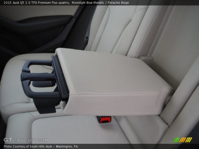 Moonlight Blue Metallic / Pistachio Beige 2015 Audi Q5 2.0 TFSI Premium Plus quattro