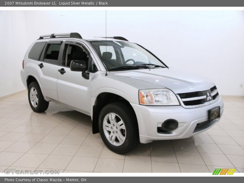 Liquid Silver Metallic / Black 2007 Mitsubishi Endeavor LS